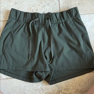 Lululemon Athletica Dark Green Women's Athletic Shorts